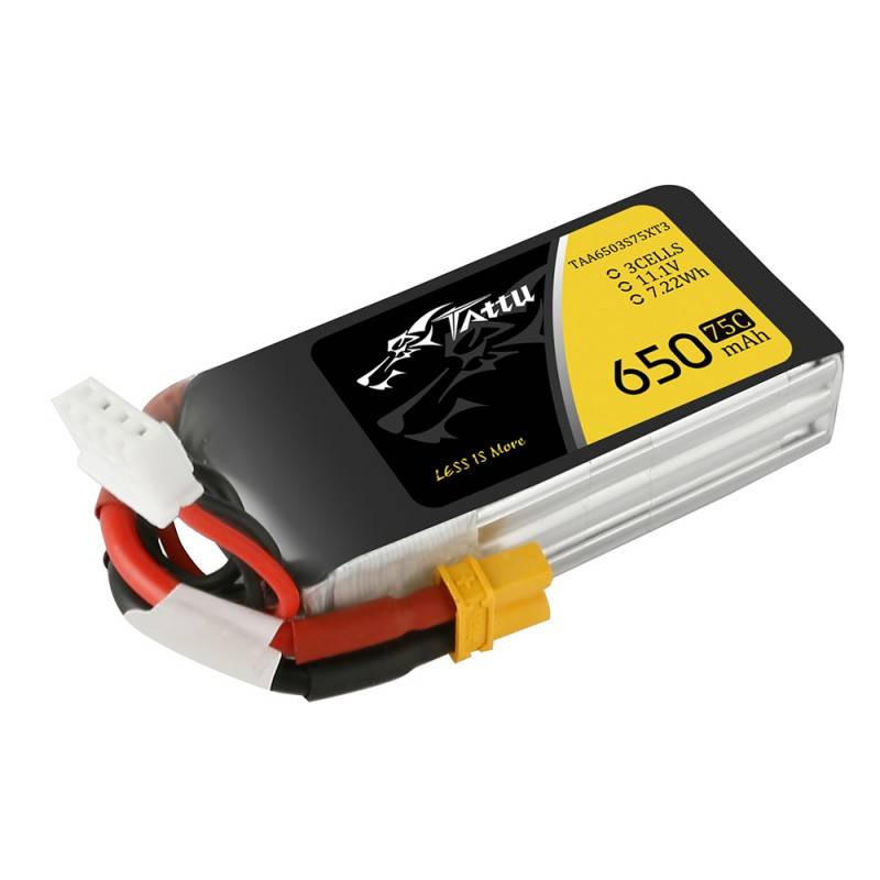 Battery Tattu 650mAh 11,1V 75C 3S1P - Image 2