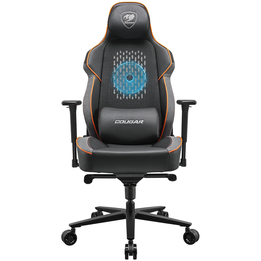 COUGAR NXSYS AERO Gaming chair, Black Orange — COUGAR GAMING