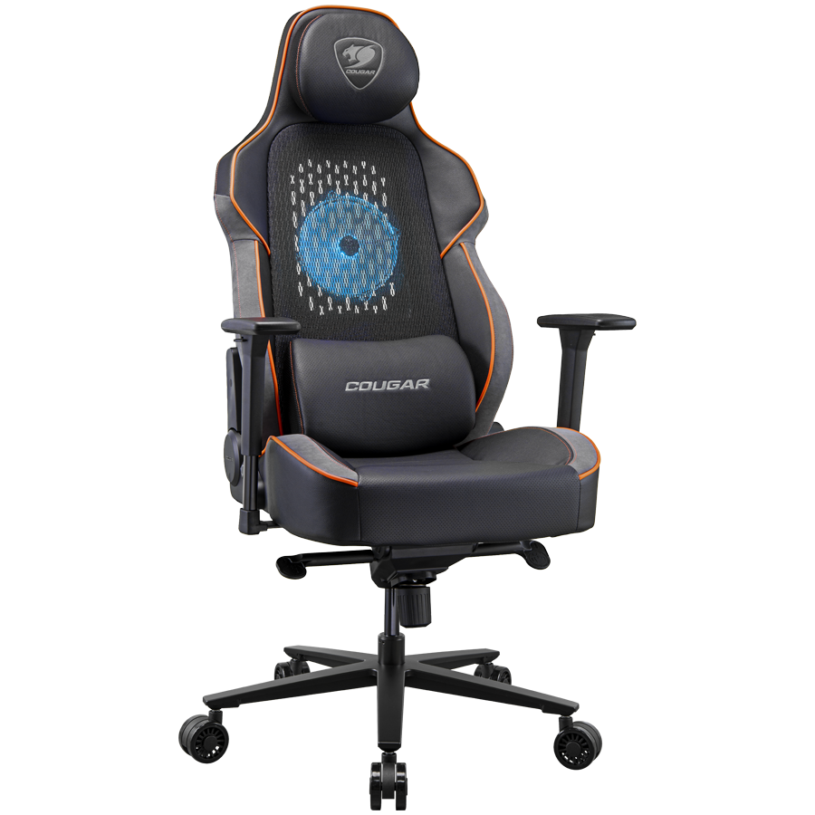 COUGAR NXSYS AERO Gaming chair, Black Orange — COUGAR GAMING