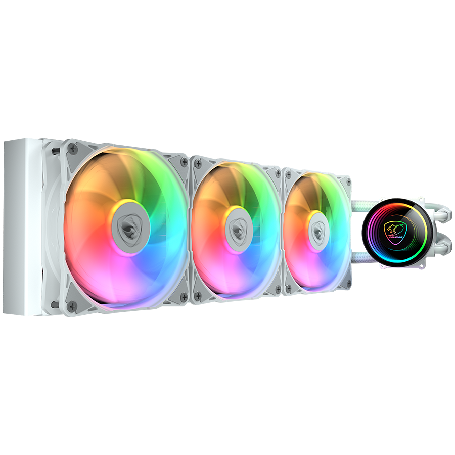 COUGAR POSEIDON ELITE ARGB 360 White AiO Liquid Watercooling — COUGAR GAMING
