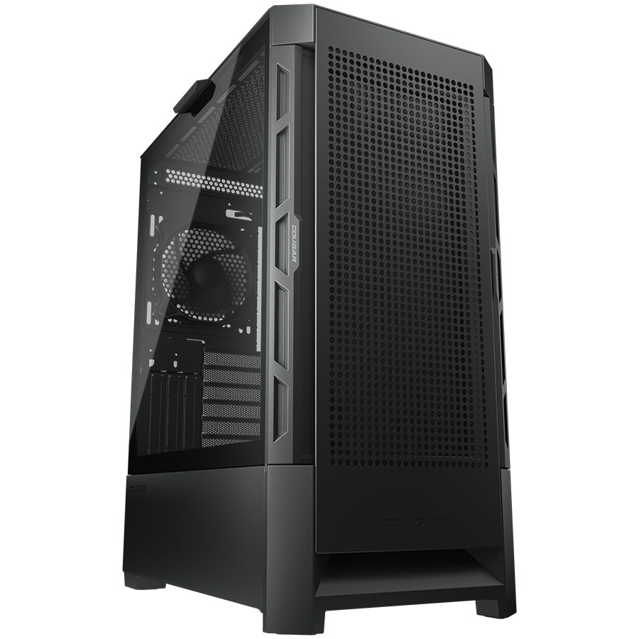 COUGAR AIRFACE PC Case, Mid Tower, Black — COUGAR GAMING