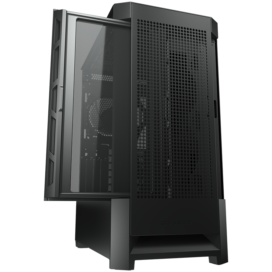 COUGAR AIRFACE PC Case, Mid Tower, Black — COUGAR GAMING