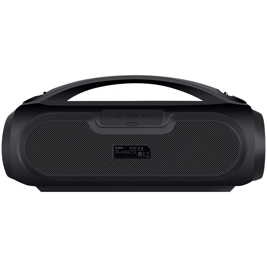 Speaker SVEN PS-380, black (40W, Waterproof (IPx5), TWS, Bluetooth, FM, USB, 3000mA*h)