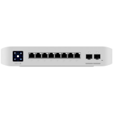 Ubiquiti USW-Pro-8-PoE-EU An 8-port, Layer 3 switch with PoE+ and PoE++ output