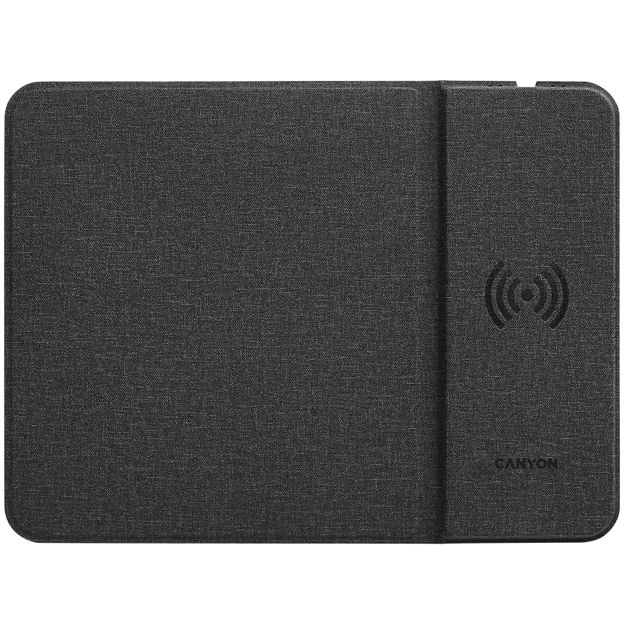 CANYON MP-W5, Mouse Mat with wireless charger, Input 5V/2A,9V2A Output 5W/7.5W/10W, 324*244*6mm, USB Type C cable length 1m,