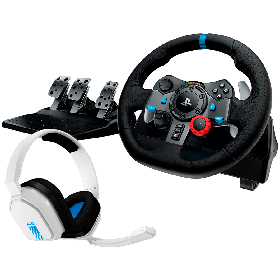LOGITECH G29 Driving Force Racing Wheel for PS + Astro A10