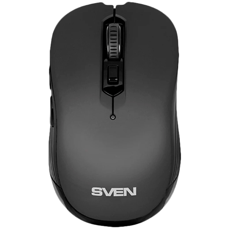 Wireless mouse RX-560SW black (silent bt. 5+1bt. 800-1600DPI, Soft Touch, blister) — SVEN