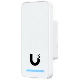UniFi Access 2nd generation compact indoor/outdoor reader for organizations, with integrated welcome speaker and LED flash —