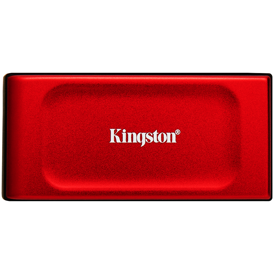 Kingston SSD 2TB XS1000 Red External USB 3.2 Gen 2 Portable Solid State Drive