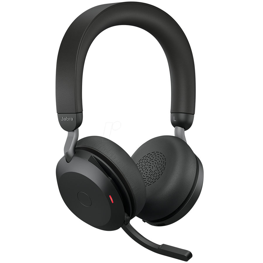 JABRA EVOLVE2 75, Link380c MS Stereo Black, EVOLVE2 75 headset Black MS, Link 380 BT adapter USB-C MS,1.2m USB-C to USB-C cab
