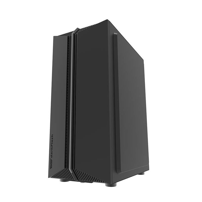 Darkflash DK151 LED-Computergehäuse (schwarz) + 3 RGB-Lüfter