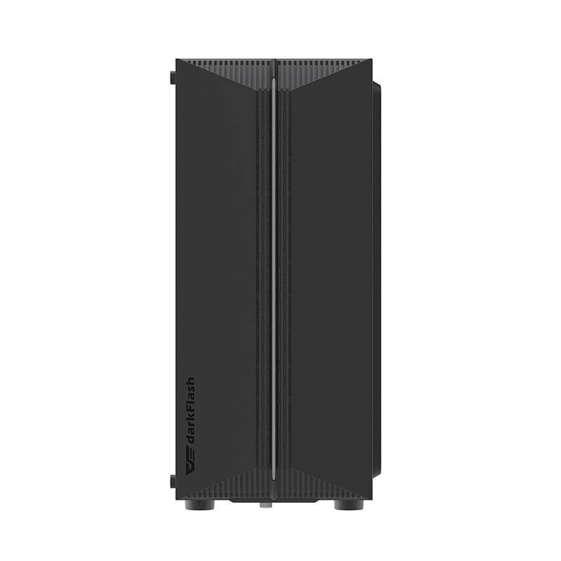 Darkflash DK151 LED-Computergehäuse (schwarz) + 3 RGB-Lüfter