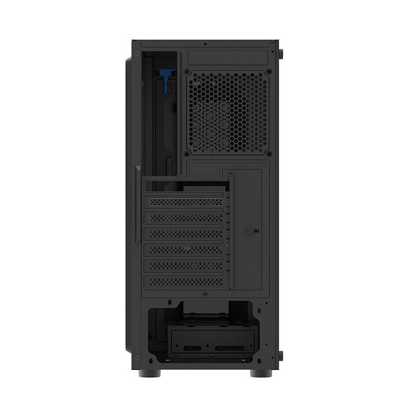 Darkflash DK151 LED-Computergehäuse (schwarz) + 3 RGB-Lüfter