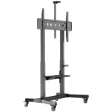 ONKRON Motorized mobile stand for TV or interactive panels 50"-100", up to 130kg, black