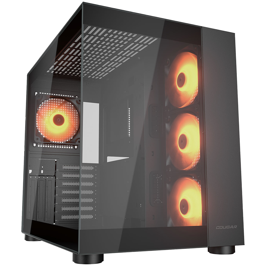 COUGAR FV150 RGB PC Case, Mid tower, Black — COUGAR GAMING