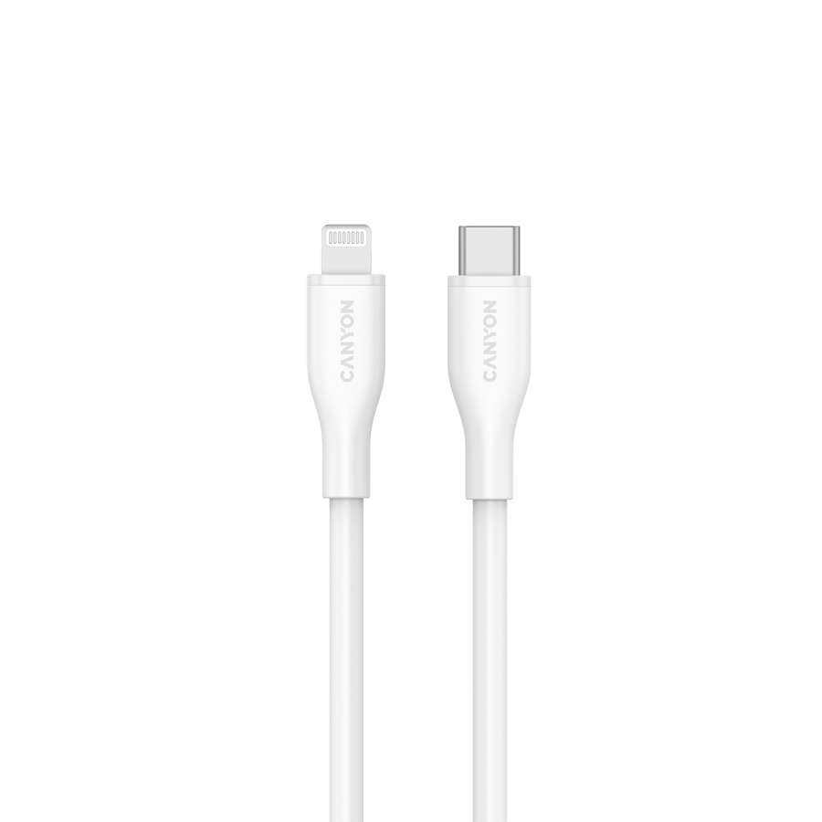 CANYON cable CLNM60 C-L 60W MFI 1m Silicon White