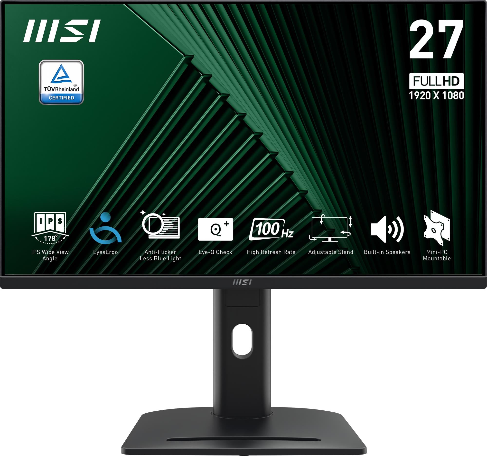 LCD Monitor MSI PRO MP275PG 27" Business Panel IPS 16:9 100 Hz 1 ms PROMP275PG