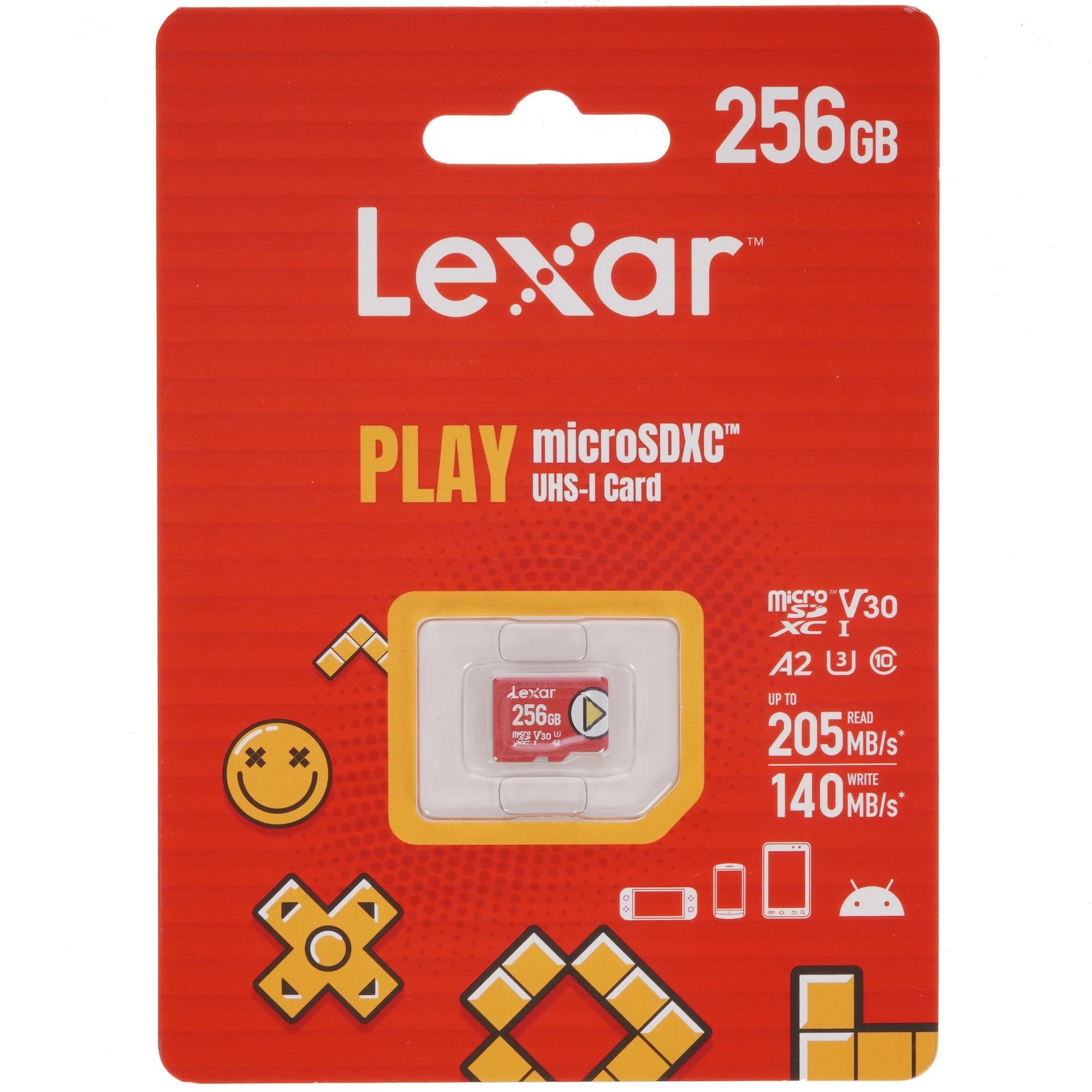 MEMORY MICRO SDXC 256GB UHS-I/PLAY LMSPLAY256G-BNSNG LEXAR
