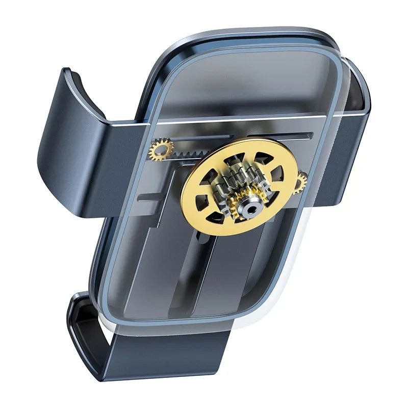 Baseus Metal Age II Gravitational Car Holder on ventilation grid (gray) - Product Image 5
