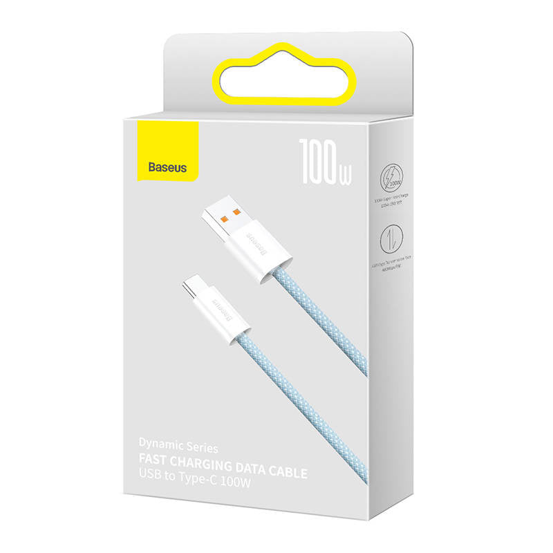 Cable USB to USB-C Baseus Dynamic Series, 100W, 1m (blue) - Product Image 5