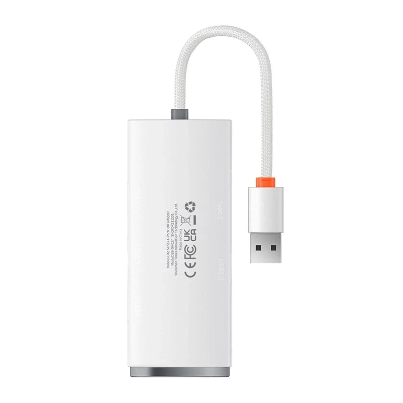 Baseus Lite Series Hub 4in1 USB to 4x USB 3.0, 25cm (White) - Product Image 5