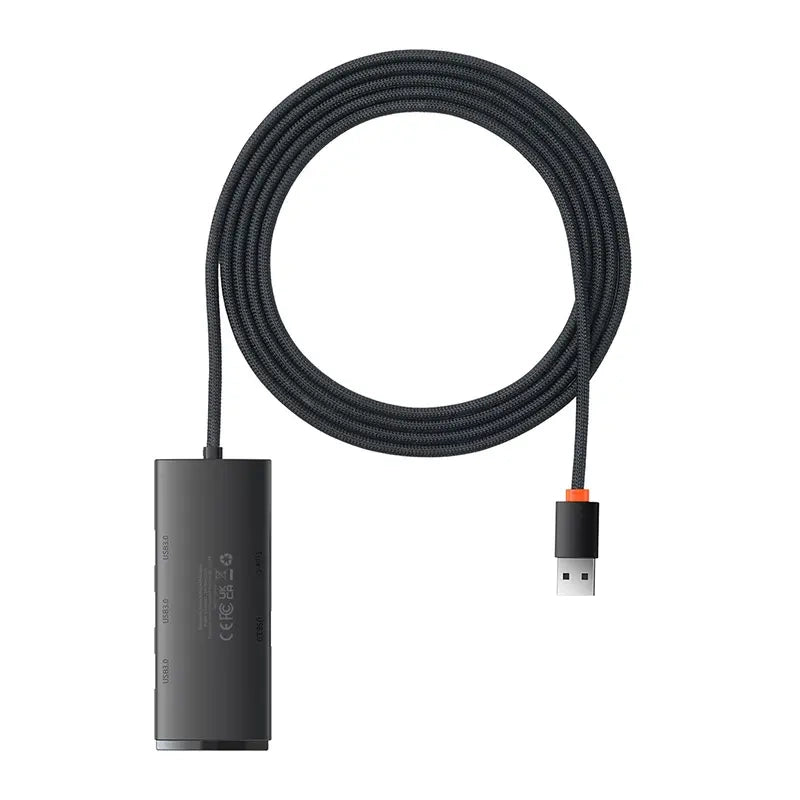 Hub 4w1 Baseus Lite Series USB do 4x USB 3.0 2m (czarny) - Product Image 2
