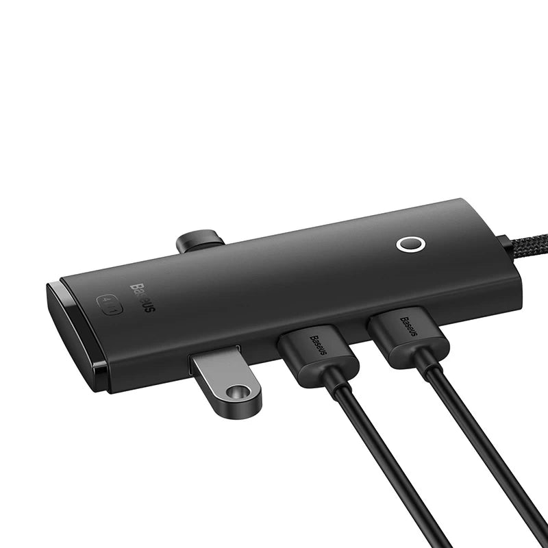 Baseus Lite Series Hub 4in1 USB-C to 4x USB 3.0 + USB-C, 25cm (Black) - Product Image 4