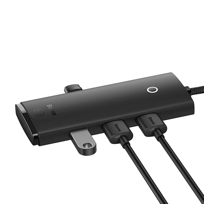 Baseus Lite Series Hub 4in1 USB-C to 4x USB 3.0 + USB-C, 1m (Black) - Product Image 3
