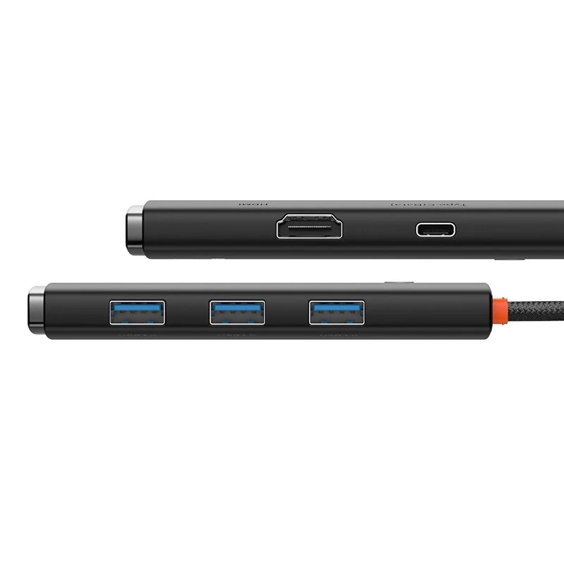 Baseus Lite Series Hub 5w1 USB-C to 3x USB 3.0 + USB-C + HDMI (black) - Product Image 4
