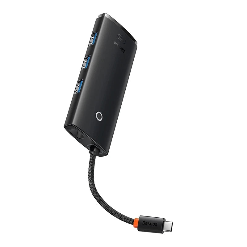 Baseus Lite Series Hub 5w1 USB-C to 3x USB 3.0 + USB-C + HDMI (black) - Product Image 7