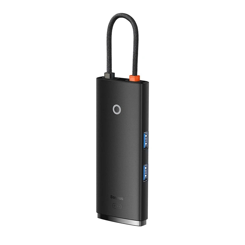 Hub 6w1 Baseus Lite Series USB-C to 2x USB 3.0 + USB-C PD + HDMI + SD/TF (black) - Product Image 2