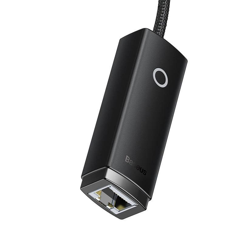Baseus Lite Series USB-C to RJ45 network adapter, 100Mbps (black) - Product Image 3