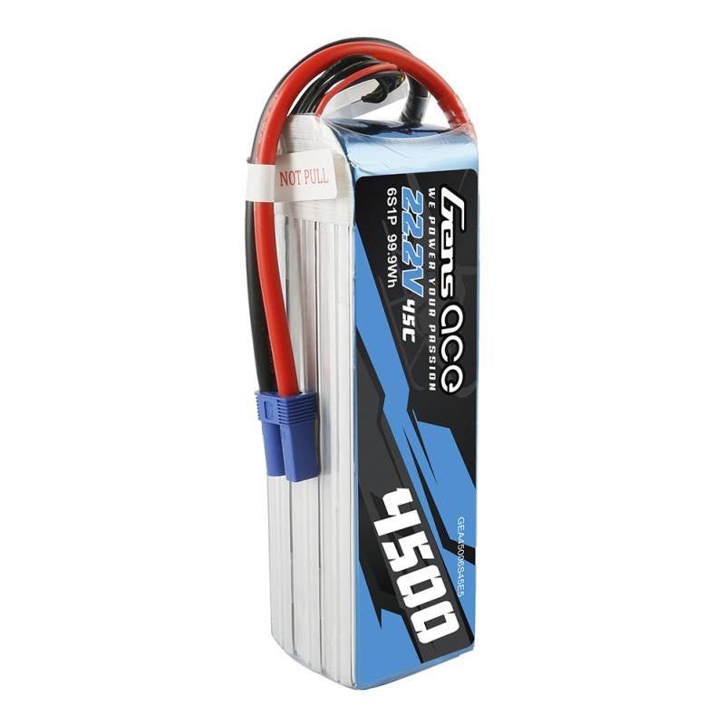 Batterie Gens Ace 4500mAh 22,2V 45C 6S1P
