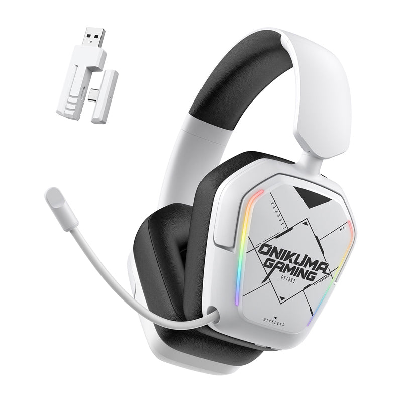 ONIKUMA BT883 gaming headphones (white) - Image 1