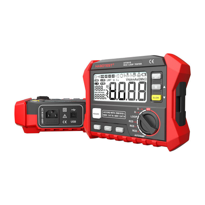 Digitaler RCD-/Schleifenwiderstandstester Habotest HT5910