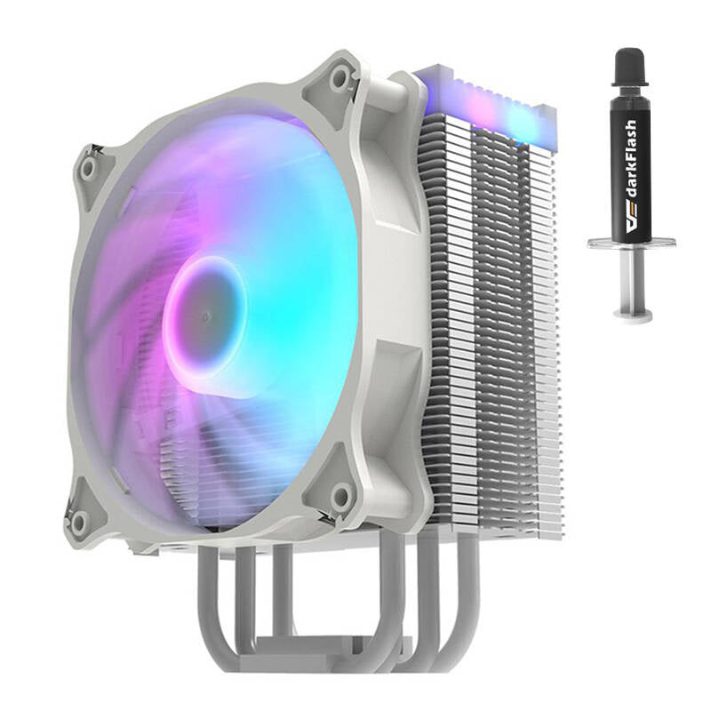CPU-Aktivkühlung Darkflash Darkair LED (Kühlkörper + Lüfter 120x120) weiß