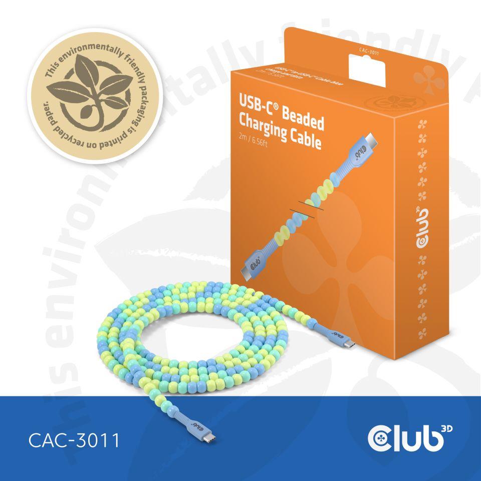 CABLE USB-C TO USB-C/BLUE CAC-3011 CLUB3D