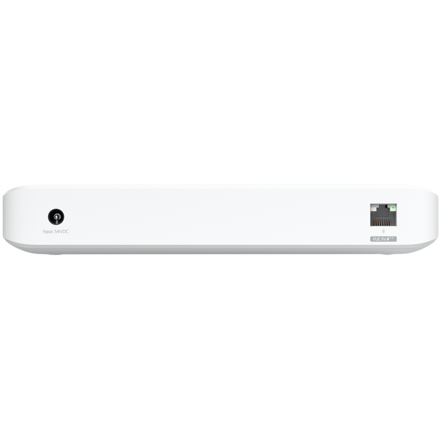 Ubiquiti USW-Ultra-210W-EU compact, Layer 2, 8-port GbE PoE switch with versatile mounting options, 7x GbE PoE+ output ports,
