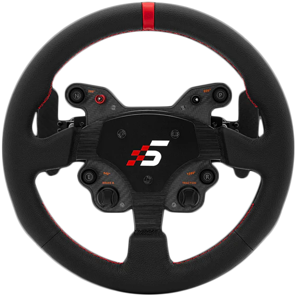 SIMAGIC GT1 Round Steering Wheel 330 mm, Shifters, QR70, leather, S209