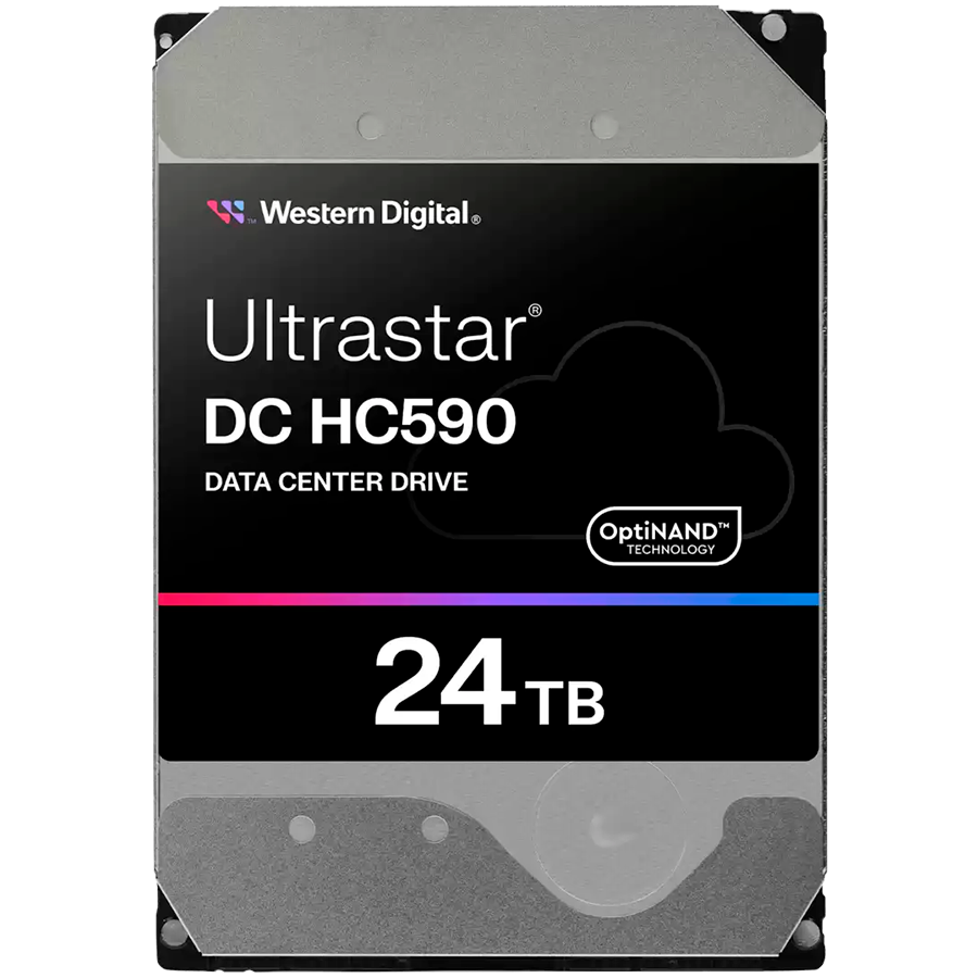 HDD Server WD/HGST ULTRASTAR DC HC590 (3.5’’, 24TB, 512MB, 7200RPM, SATA 6Gb/s, 512E SE NP3) SKU: 0F65684 — WESTERN DIGITAL