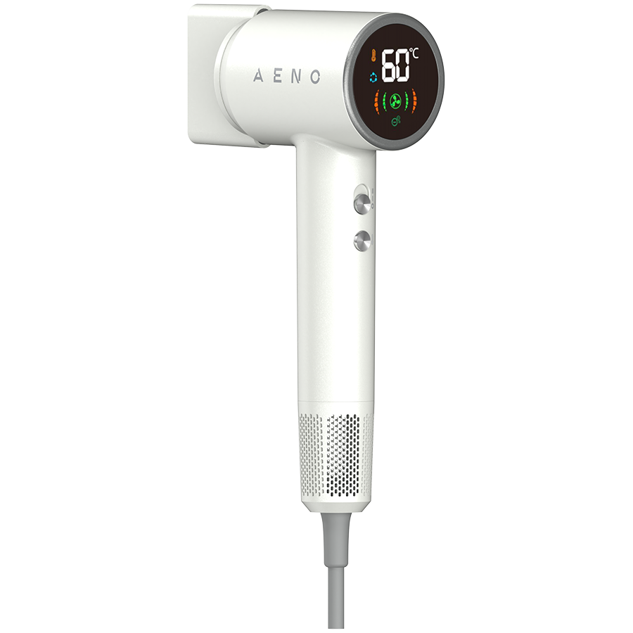 High Speed Hair Dryer, 220V-240V~50-60Hz, 1500W, Ionizer, LCD, 6+circulation mode, 110000RPM, less than 75dB — AENO