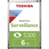 HDD Video Surveillance TOSHIBA S300 6TB SMR, 3.5'', SATA, TBW: 180