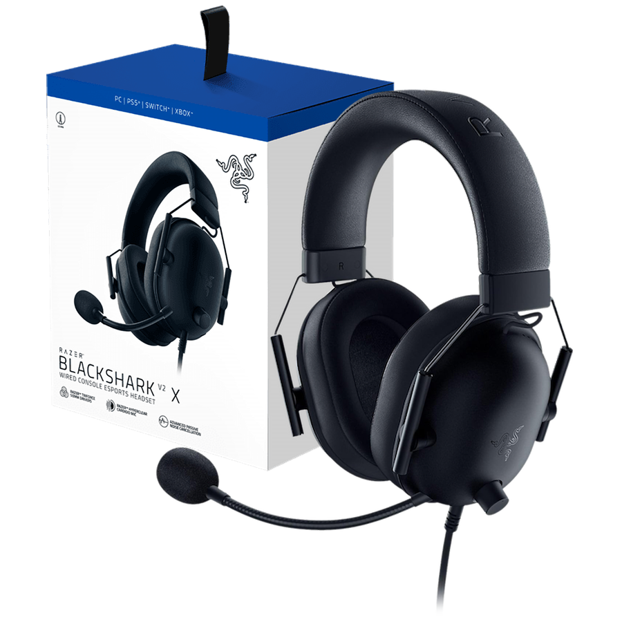 RAZER BlackShark V2 X for PlayStation Wired Headset, Black