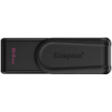 Kingston 64GB Portable USB 3.2 Gen 1 DataTraveler Exodia S (Black/Black)