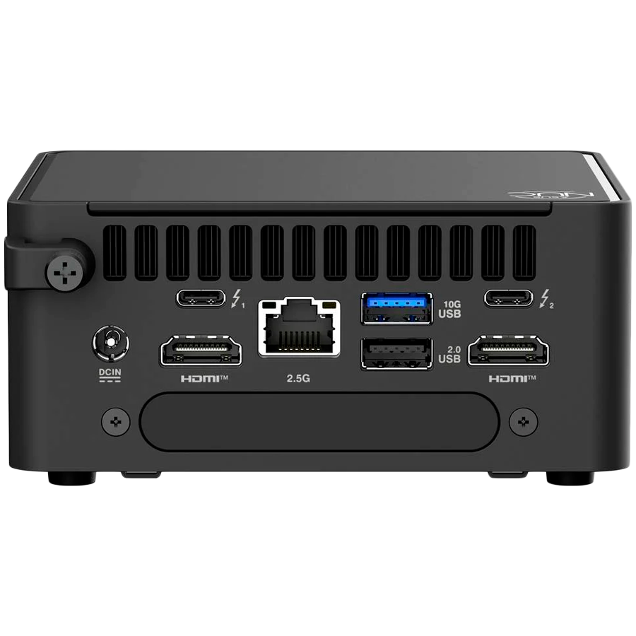 ASUS NUC 15 PRO/RNUC15CRHU700002/Ultra 7 255H 28W/Intel Arc graphics/no RAM/no Storage/Intel Wi-Fi 7 BE201/USB Total