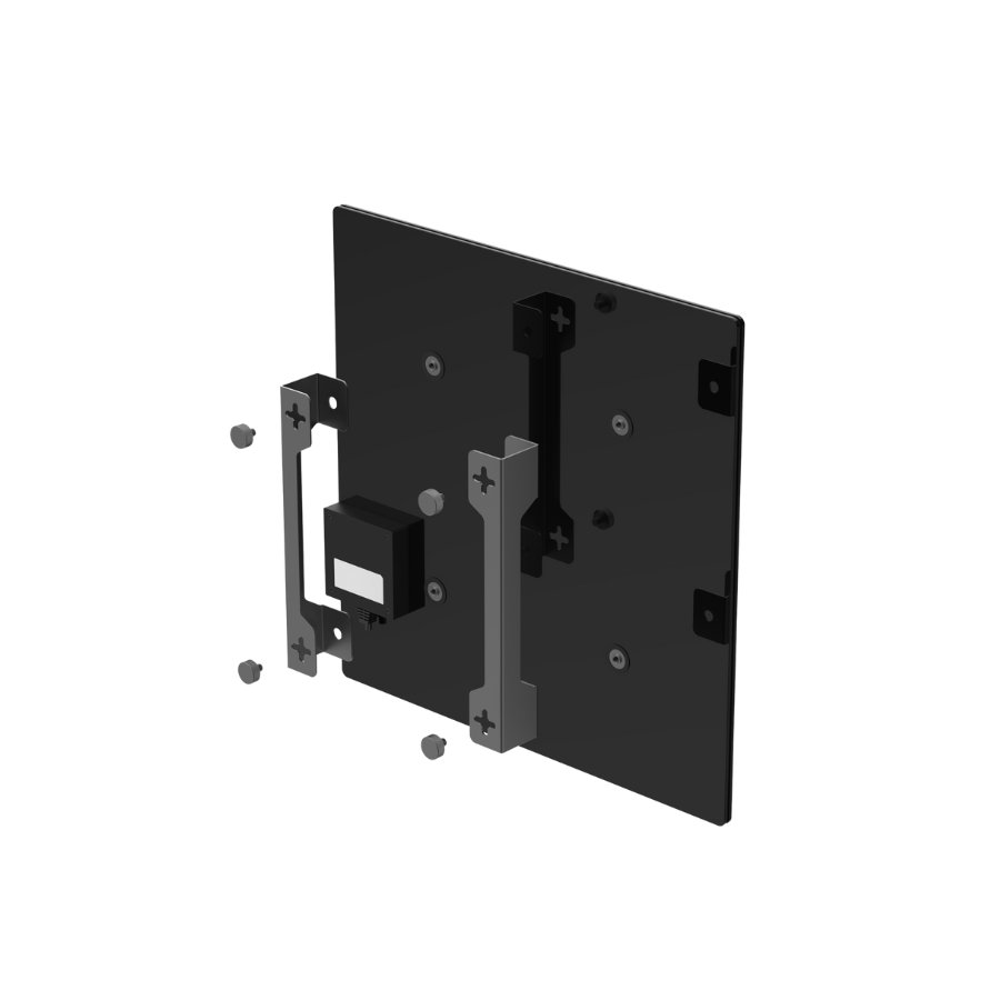 AENO Premium Eco Smart Quadro Wall Heater, 500W, 50x50 cm., Tempered glass, Infrared+convection heating type, LED display Plu