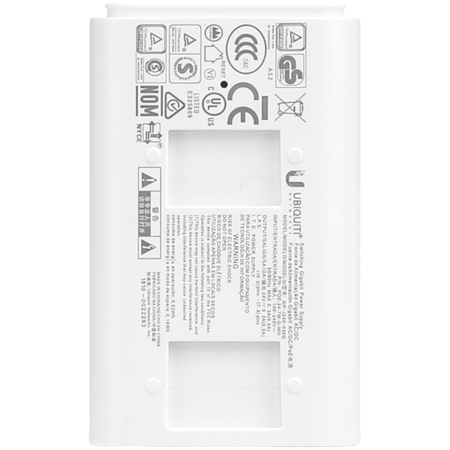 24v, .5A POE, white, EU — UBIQUITI