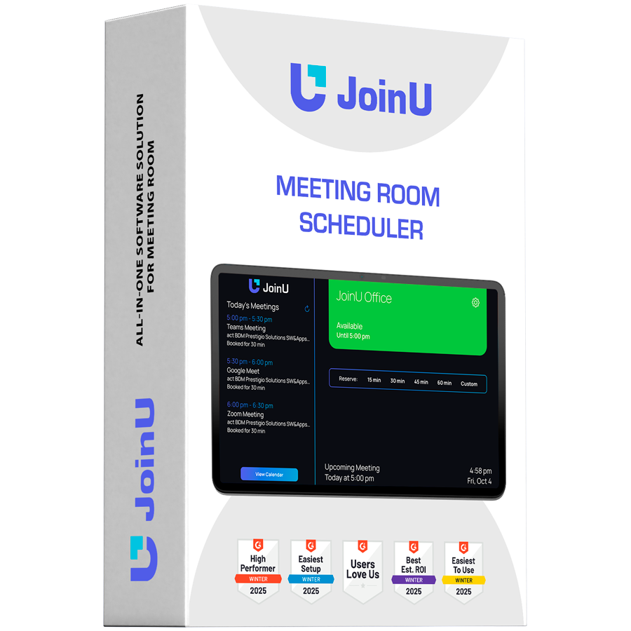 JoinU Room Scheduler license, 1 year — PRESTIGIO SOLUTIONS