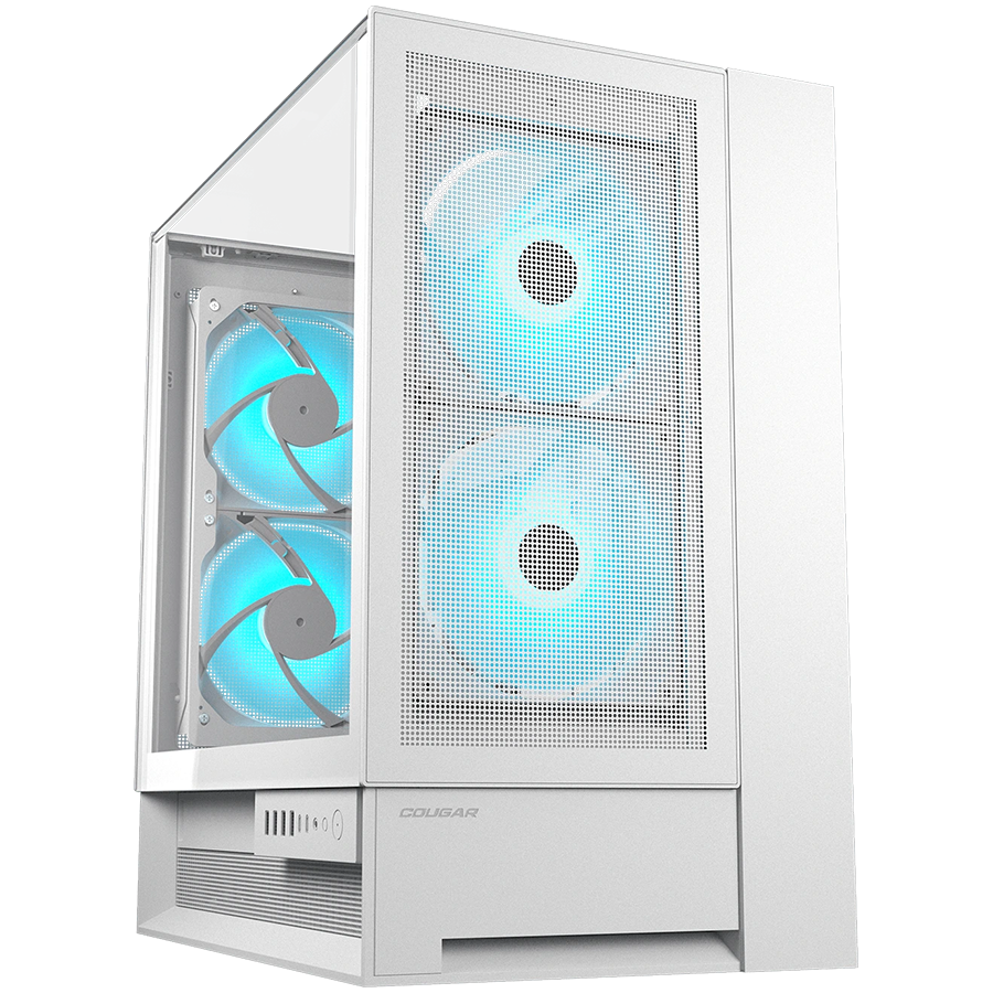 COUGAR OmnyX PC Case, Mid Tower, White — COUGAR GAMING