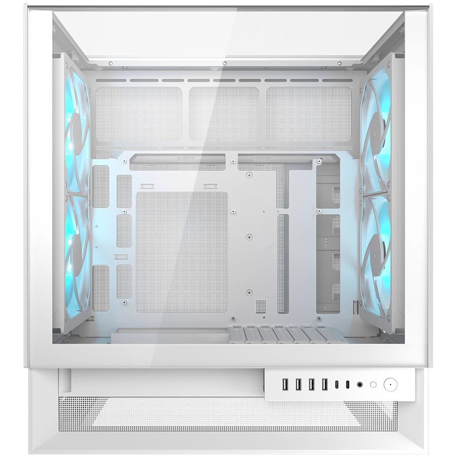 COUGAR OmnyX PC Case, Mid Tower, White — COUGAR GAMING